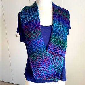 Gorgeous knit infinity scarf
